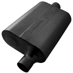 50.8mm (2 pouces) FORD MUSTANG 1964-1973 40 SERIES SILENCIEU Delta Flow Muffler 2.00 Offset In / 2.00 Center Out - Aggressive So