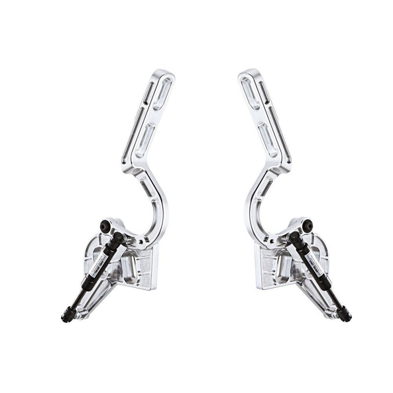 FORD MUSTANG 1967-1968 FASTBACK PAIRE DE COMPAS CHARNIERE DE MALE ARRIERE ACIER TAILLÉ MASSE ALUMINIUN 6061-T6 pr trunk hinge RI