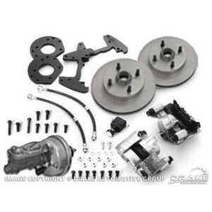 FORD MUSTANG 1964-1966 V8 KIT CONVERSION ASSISTE DE FREINAGE AUTOMATIQUE AVEC DUAL MAITRE CYLINDRE Disc brake conversion kit wit