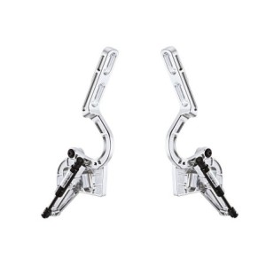 FORD MUSTANG 1964-1966 FASTBACK PAIRE DE COMPAS CHARNIERE DE MALE ARRIERE ACIER TAILLÉ MASSE ALUMINIUN 6061-T6 pr trunk hinge RI