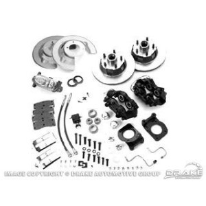 FORD MUSTANG 1967-1969 V8 CONVERSION DE TAMBOURS A KIT FREINS A DISQUES AVANT NON ASSISTEE Disc brake conversion kit with master