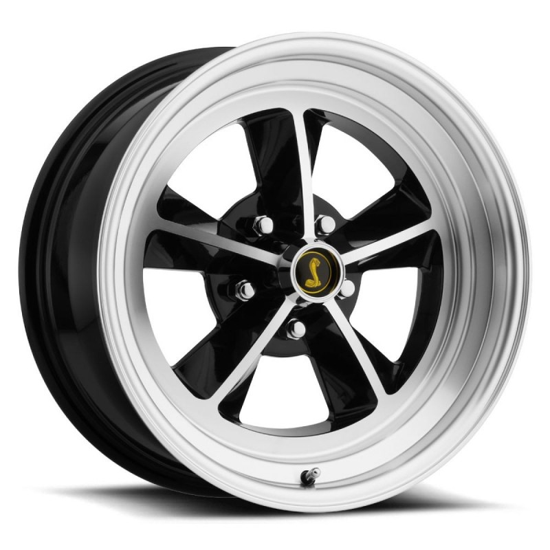 FORD MUSTANG 1964-1973 V8 JANTE LEGENDARY GT9 ALUMINIUM 17 x 7 INTERIEUR NOIR BRILLANT Alloy Wheel