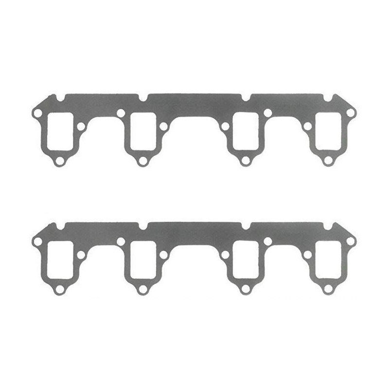 FORD MUSTANG 1967-1971 V8 390 428 FE PAIRE DE JOINTS DE COLLECTEURS D ECHAPPEMENT 16 VIS exhaust manifold gasket big block FELPR