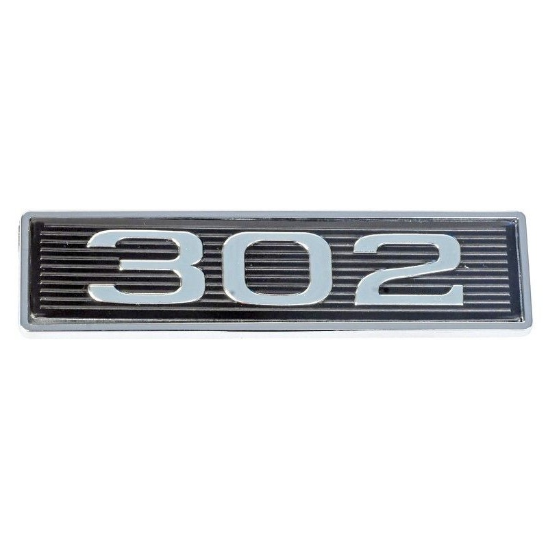 FORD MUSTANG 1969-1970 302 hood scoop emblem DANIEL CARPENTER D0ZZ-16637-302
