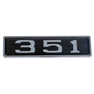 FORD MUSTANG 1969-1970 351 hood scoop emblem DANIEL CARPENTER D0ZZ-16637-351