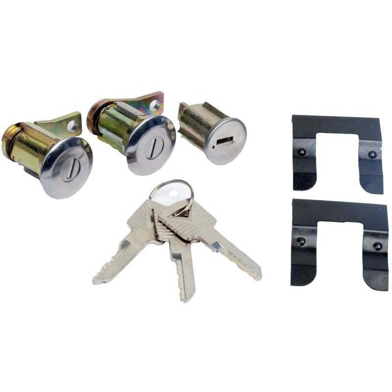 FORD MUSTANG 1964-1966 KIT CYLINDRE DE SERRURE DE PORTE ET DEMARRAGE door & ignition lock kit DANIEL CARPENTER C5DZ-6222050 C5DZ