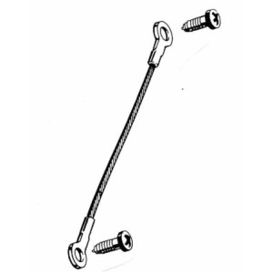 FORD MUSTANG 1965-1966 CABLE DE BOITE A GANTS glove box door cable DANIEL CARPENTER C4DZ-6206008 FM-BG011