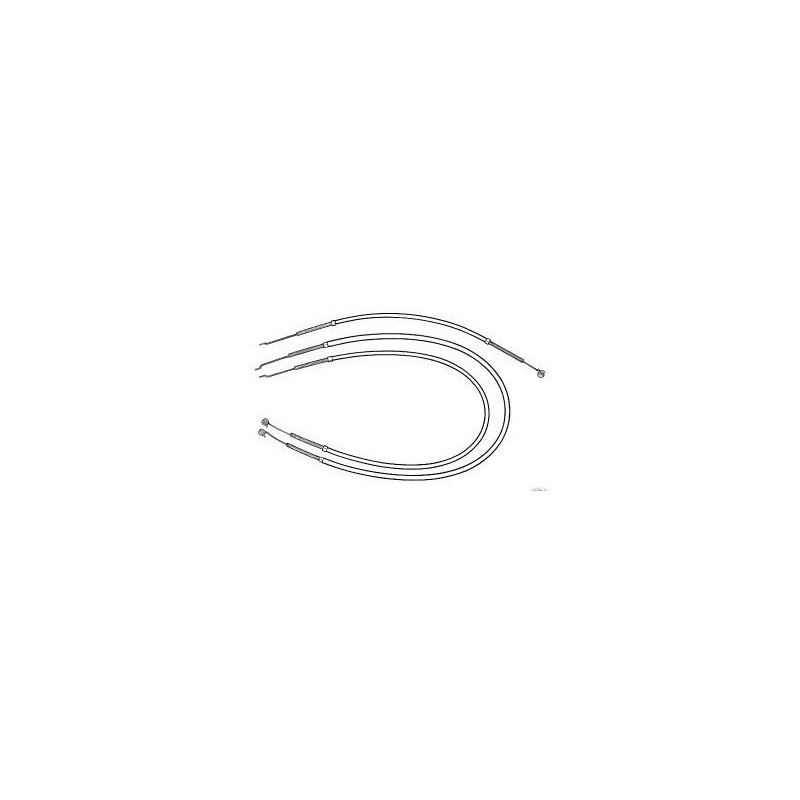 FORD MUSTANG 1964-1966 CABLES DE COMMANDE DE CHAUFFAGE Heater control cables heater temperature defroster DANIEL CARPENTER C5ZZ