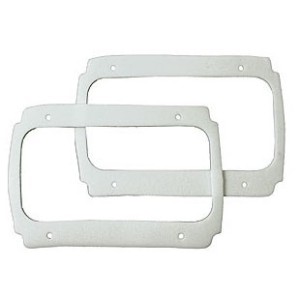 FORD MUSTANG 1964-1966 COUPE CABRIOLET FASTBACK PAIRE DE JOINTS DE FEUX ARRIÈRE tail light mounting pads DANIEL CARPENTER C5ZZ-1