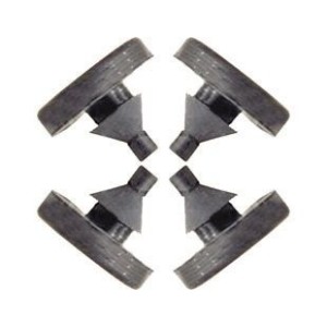 FORD MUSTANG 1967-1970 FASTBACK SET DE 4 TAMPONS DE SIEGE fold down seat frame side bumpers set DANIEL CARPENTER 372260 372260-S
