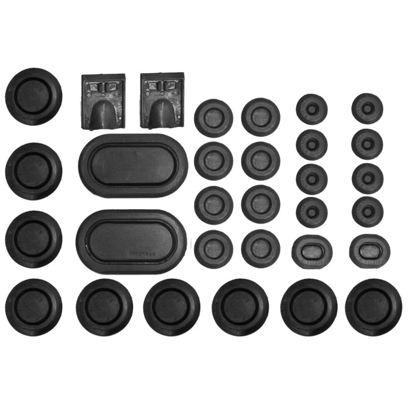 FORD MUSTANG 1967 BOUCHON EN CAHOUTCHOUC rubber plug kit DANIEL CARPENTER 376700 C7ZZ-6511135-K