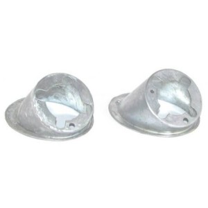 FORD MUSTANG 1967-1968 SUPPORTS FEUX DE PARKING VEILLEUSE OU CLIGNOTANT parking lamp bezel DANIEL CARPENTER C7ZZ-13210