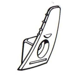 FORD MUSTANG 1968-1973 BASE FIXATION CROCHET ACCROCHE VETEMENTS coat hook base DANIEL CARPENTER C8AZ-6229232 (VENDU À L'UNITÉ)