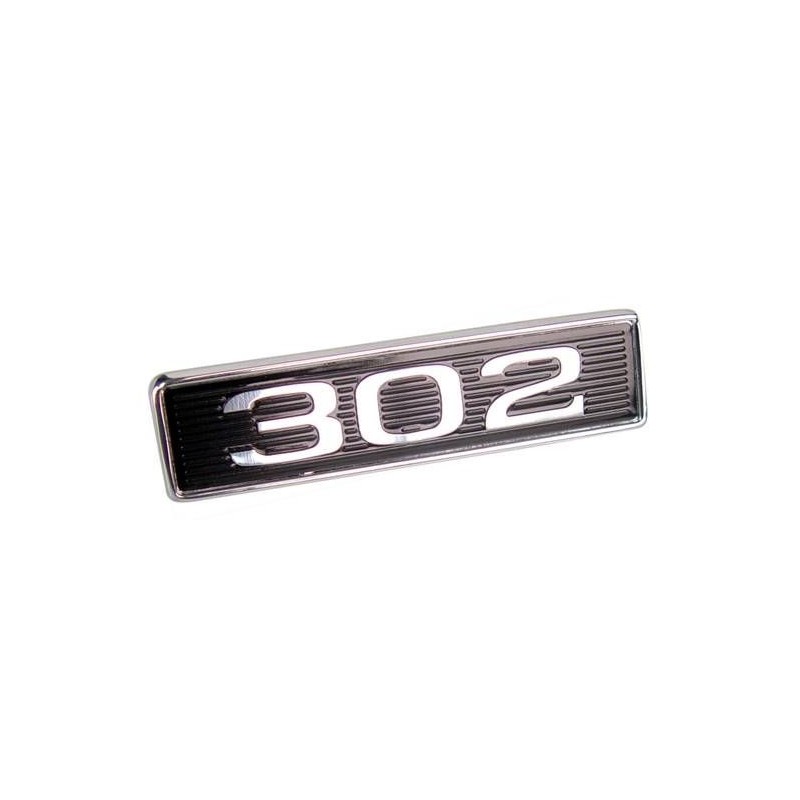 FORD MUSTANG 1969 EMLEME DE CAPOT COMPLET AVEC SUPPORT 302 hood scoop emblem DANIEL CARPENTER C9ZZ-16637-302