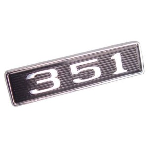 FORD MUSTANG 1969 EMBLEME DE CAPOT COMPLET AVEC SUPPORT 351 hood scoop emblem DANIEL CARPENTER C9ZZ-16637-351
