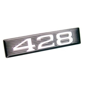 FORD MUSTANG 1969 EMLEME DE CAPOT COMPLET AVEC SUPPORT 428 hood scoop emblem DANIEL CARPENTER C9ZZ-16637-428