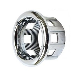 FORD MUSTANG 1969 CHROME DE CONTACTEUR A CLE ignition bezel DANIEL CARPENTER C9ZZ-11584 C9AZ-11584-A