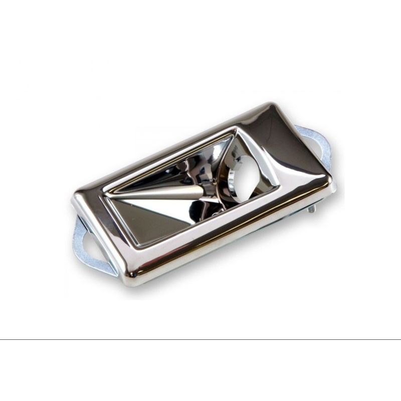 FORD MUSTANG 1969 SUPPORT CHROME INTERIEUR SUR PORTE POUR REGLAGE RETROVISEUR CONDUCTEUR outside Remote control Mirror Bezel Nut