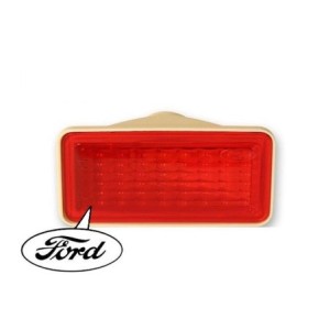 FORD MUSTANG 1969 REFLECTEUR FEUX DE POSITION AILE ARRIERE SOUS LICENCE FORD rear side marker light housing with red lens DANIEL