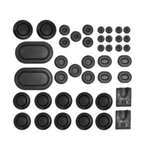 FORD MUSTANG 1969-1970 KIT DE CAPUCHONS BOUCHONS OPTURATEURS DE CHASSIS 44 PIECES Rubber Grommet Kit DANIEL CARPENTER 376970 C9Z
