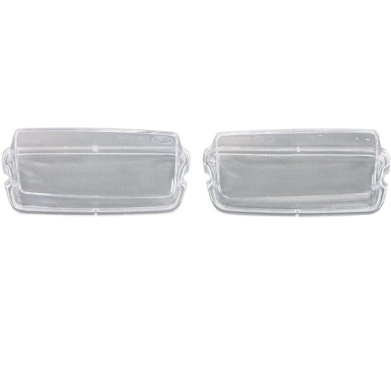 FORD MUSTANG 1970 MACH 1 PAIRE DE LENTILLES DE PHARE DE GRILLE DE CALANDRE Grill Parking Lamp lenses pair DANIEL CARPENTER C9WY