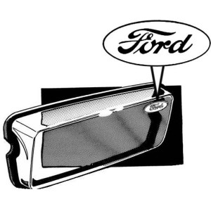FORD MUSTANG 1970 MACH 1 PAIRE DE LENTILLES DE PHARE DE GRILLE DE CALANDRE Grill Parking Lamp lenses pair DANIEL CARPENTER C9WY