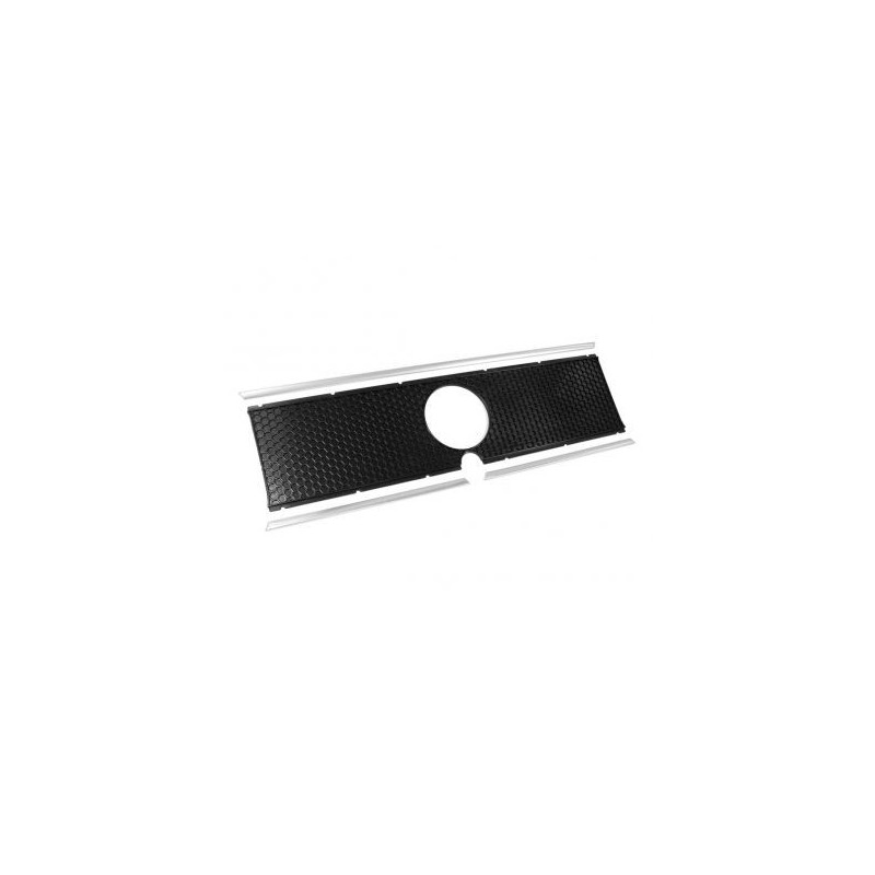 FORD MUSTANG 1970 CHROMES DE PANNEAU DE FEU ARRIÈRE NID D ABEILLE honeycomb tail light panel moldings DANIEL CARPENTER D0ZZ-6342
