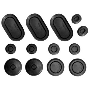 FORD MUSTANG 1971-1973 KIT DE CAPUCHONS BOUCHONS OPTURATEURS DE CHASSIS 13 PIECES Rubber Grommet Kit DANIEL CARPENTER 377173 D1Z