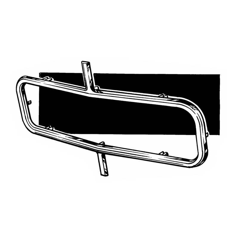 FORD MUSTANG 1973 CENTRE DE GRILLE MOULE CHROMÉ grille corral chrome DANIEL CARPENTER D3ZZ-8419-A