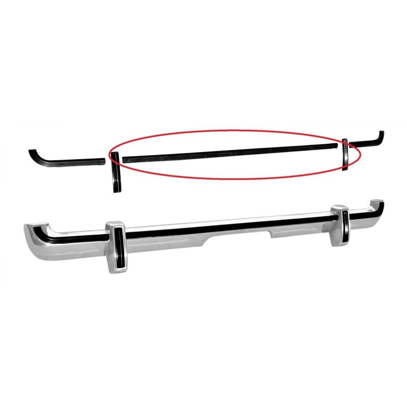FORD MUSTANG 1973 rear bumper center rubber strip DANIEL CARPENTER D3ZZ-17830
