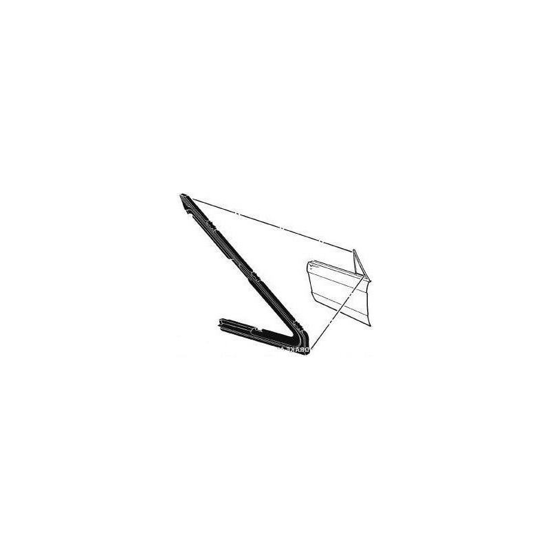 FORD MUSTANG 1964-1966 JOINT CUSTODE AVANT DROIT COTE PASSAGER Vent window seal right hand original tooling USA QUALITE DANIEL C