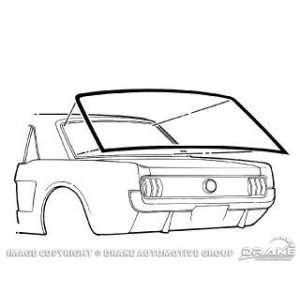 FORD MUSTANG 1964-1968 COUPE JOINT DE DE VITRE LUNETTE ARRIERE Rear Window Seal DANIEL CARPENTER C5ZZ-6542084 QUALITE USA