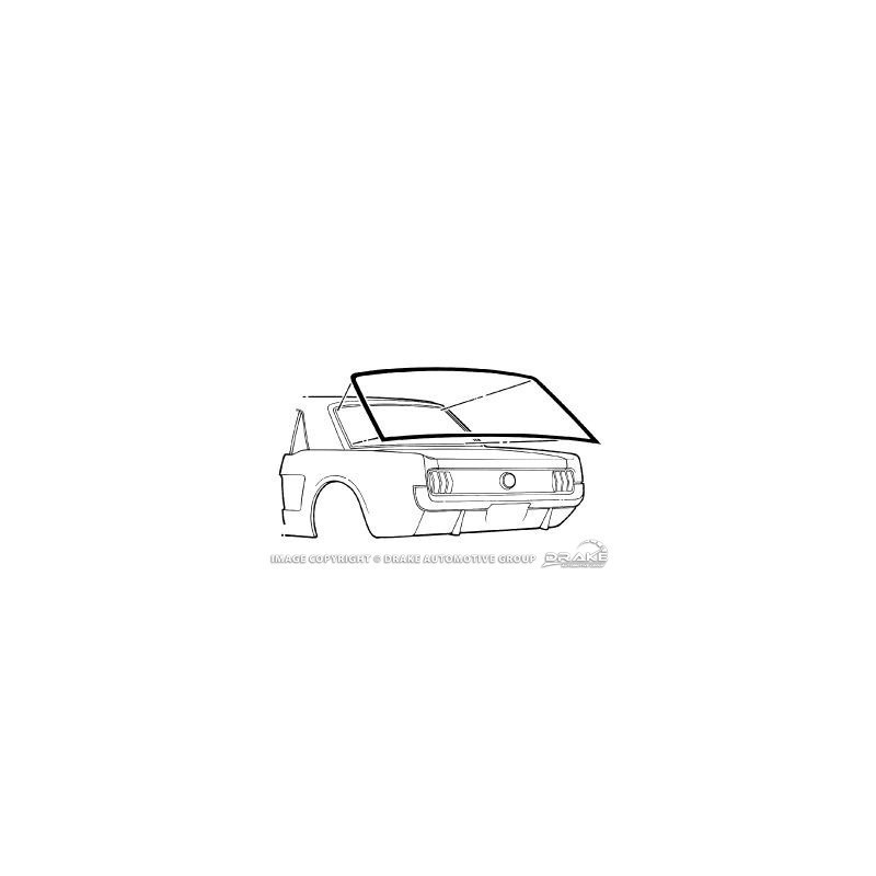 FORD MUSTANG 1964-1968 COUPE JOINT DE DE VITRE LUNETTE ARRIERE Rear Window Seal DANIEL CARPENTER C5ZZ-6542084 QUALITE USA