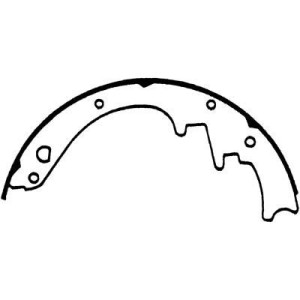 FORD MUSTANG 1967-1973 MOTEUR V8 351 390 427 428 429 GARNITURE MACHOIRES DE FREINS POUR TAMBOUR ARRIÈRE 10 (254mm) x 2 (50