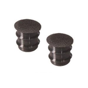 FORD MUSTANG 1967 PAIRE DE CAPS CABOCHON CACHE TROU POUR PANNEAU DE PORTE DELUXE NOIR Deluxe Door Panel plugs black pair DANIEL