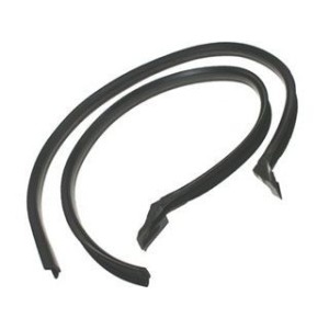 FORD MUSTANG 1967-1968 PAIRE DE JOINTS GLISSIERE DE CUSTOD door glass vent window run weatherstrip only pair DANIEL CARPENTER C7