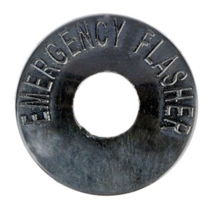 FORD MUSTANG 1967-1969 ENTOURAGE BOUTON WARNING SUR COLONNE flasher switch bezel w/tilt DANIEL CARPENTER C9AZ-15580