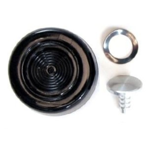 FORD MUSTANG 1968-1972 BOUTON DE POIGNEE DE FENETRE NOIR Window crank handle knob and pin black original tooling DANIEL CARPENTE