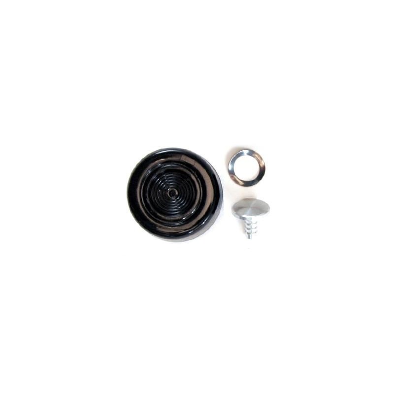 FORD MUSTANG 1968-1972 BOUTON DE POIGNEE DE FENETRE NOIR Window crank handle knob and pin black original tooling DANIEL CARPENTE