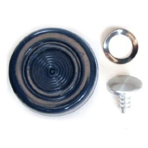 FORD MUSTANG 1968-1973 BOUTON DE POIGNEE DE FENETRE BLEU Window crank handle knob and pin blue DANIEL CARPENTER D1AZ-6523352-E C