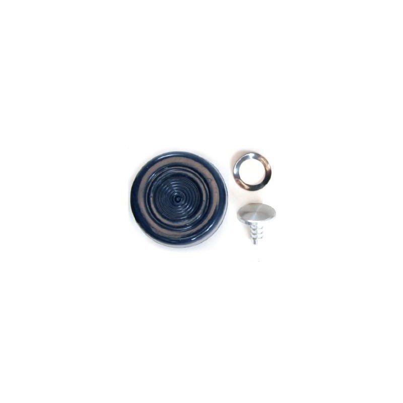 FORD MUSTANG 1968-1973 BOUTON DE POIGNEE DE FENETRE BLEU Window crank handle knob and pin blue DANIEL CARPENTER D1AZ-6523352-E C