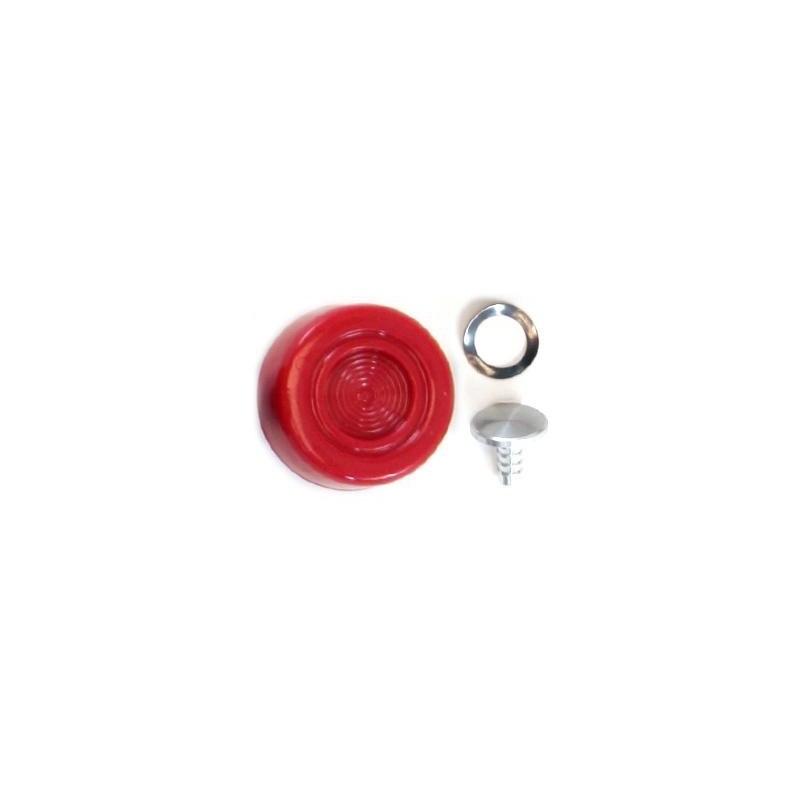 FORD MUSTANG 1968-1973 BOUTON DE POIGNEE DE FENETRE ROUGE VERMILLON Window crank handle knob and pin vermillion DANIEL CARPENTER