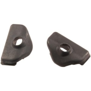 FORD MUSTANG 1969-1970 FASTBACK PAIRE CACHES QUARTS DE VITRES INFERIEUR quarter window lower pivot covers DANIEL CARPENTER C9ZZ