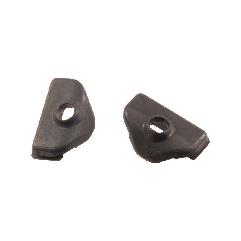 FORD MUSTANG 1969-1970 FASTBACK PAIRE CACHES QUARTS DE VITRES INFERIEUR quarter window lower pivot covers DANIEL CARPENTER C9ZZ