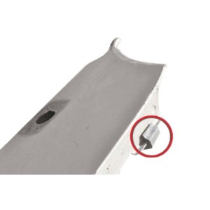 FORD MUSTANG 1969-1970 PAIRE TAMPONS SUR AILE POUR AMORTI CAPOT fender to cowl hood bumpers DANIEL CARPENTER C9ZZ-16758