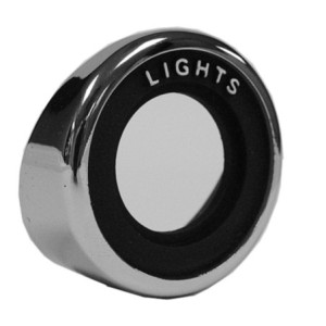 FORD MUSTANG 1969-1970 SUPPORT CHROME COMMUTATEUR DE FEUX headlight light switch bezel DANIEL CARPENTER C9ZZ-10852-L