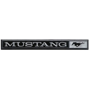 FORD MUSTANG 1969-1970 EMBLÈME MUSTANG TABLEAU DE BORD COTE PASSAGER dash emblem DANIEL CARPENTER C9ZZ-6304460-BI