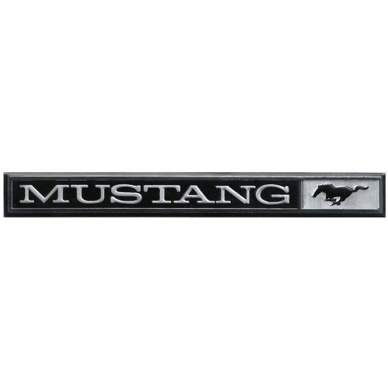 FORD MUSTANG 1969-1970 EMBLÈME MUSTANG TABLEAU DE BORD COTE PASSAGER dash emblem DANIEL CARPENTER C9ZZ-6304460-BI
