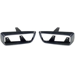 FORD MUSTANG 1970 MACH 1 PAIRE DE CONTOUR DE FEUX SUR GRILLE CALANDRE Grill Lamp bezel Pair DANIEL CARPENTER D0ZZ-13210