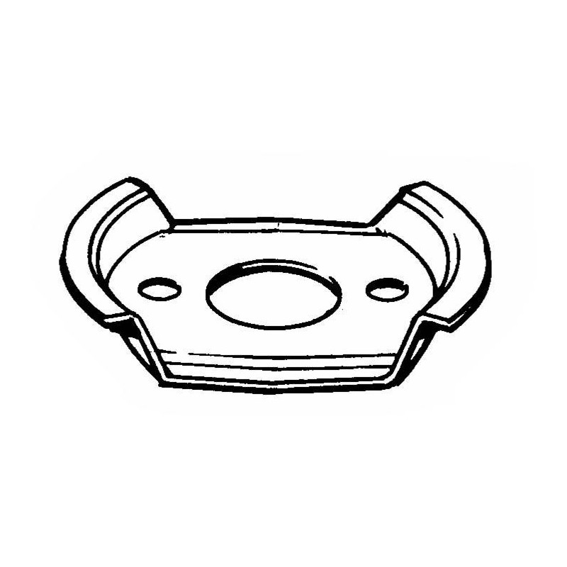 FORD MUSTANG 1970-1973 ATTACHE DE VERROUILLAGE DE CAPOT hood lock retainer DANIEL CARPENTER D0ZZ-16712